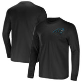 NFL x Darius Rucker Collection Team Long Sleeve Pocket T-Shirt - Carolina Panthers T-shirts