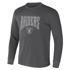 NFL x Darius Rucker Collection Long Sleeve Thermal T-Shirt - Las Vegas Raiders T-shirts