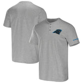 NFL x Darius Rucker Collection Henley T-Shirt - Carolina Panthers T-shirts