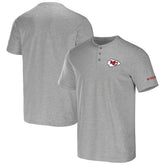 NFL x Darius Rucker Collection Henley T-Shirt - Kansas City Chiefs T-shirts