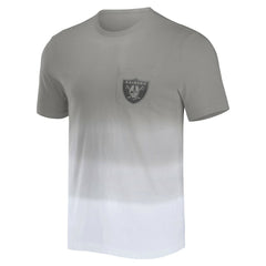 NFL x Darius Rucker Collection Dip Dye Pocket T-Shirt - Las Vegas Raiders T-shirts