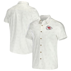 NFL x Darius Rucker Collection Woven Button-Up T-Shirt - Kansas City Chiefs T-shirts