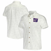 NFL x Darius Rucker Collection Woven Button-Up T-Shirt - New York Giants T-shirts