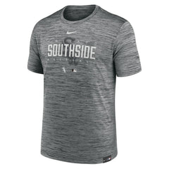 Anthracite Chicago White Sox Nike City Connect Velocity Practice Performance T-Shirt