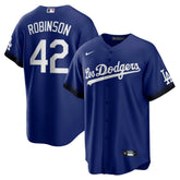 Royal Jackie Robinson Los Angeles Dodgers Nike City Connect Replica Player Jersey
