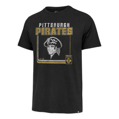 Black Pittsburgh Pirates '47 Cooperstown Collection Borderline Franklin T-Shirt