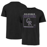 Black Colorado Rockies '47 Cooperstown Collection Borderline Franklin T-Shirt