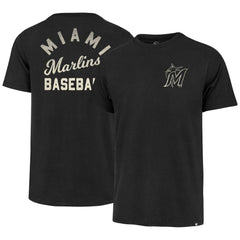 Black Miami Marlins '47 Turn Back Franklin T-Shirt