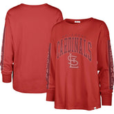 Red St. Louis Cardinals '47 Women's Statement Long Sleeve T-Shirt