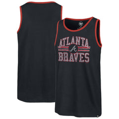 Navy Atlanta Braves '47 Winger Franklin Tank Top