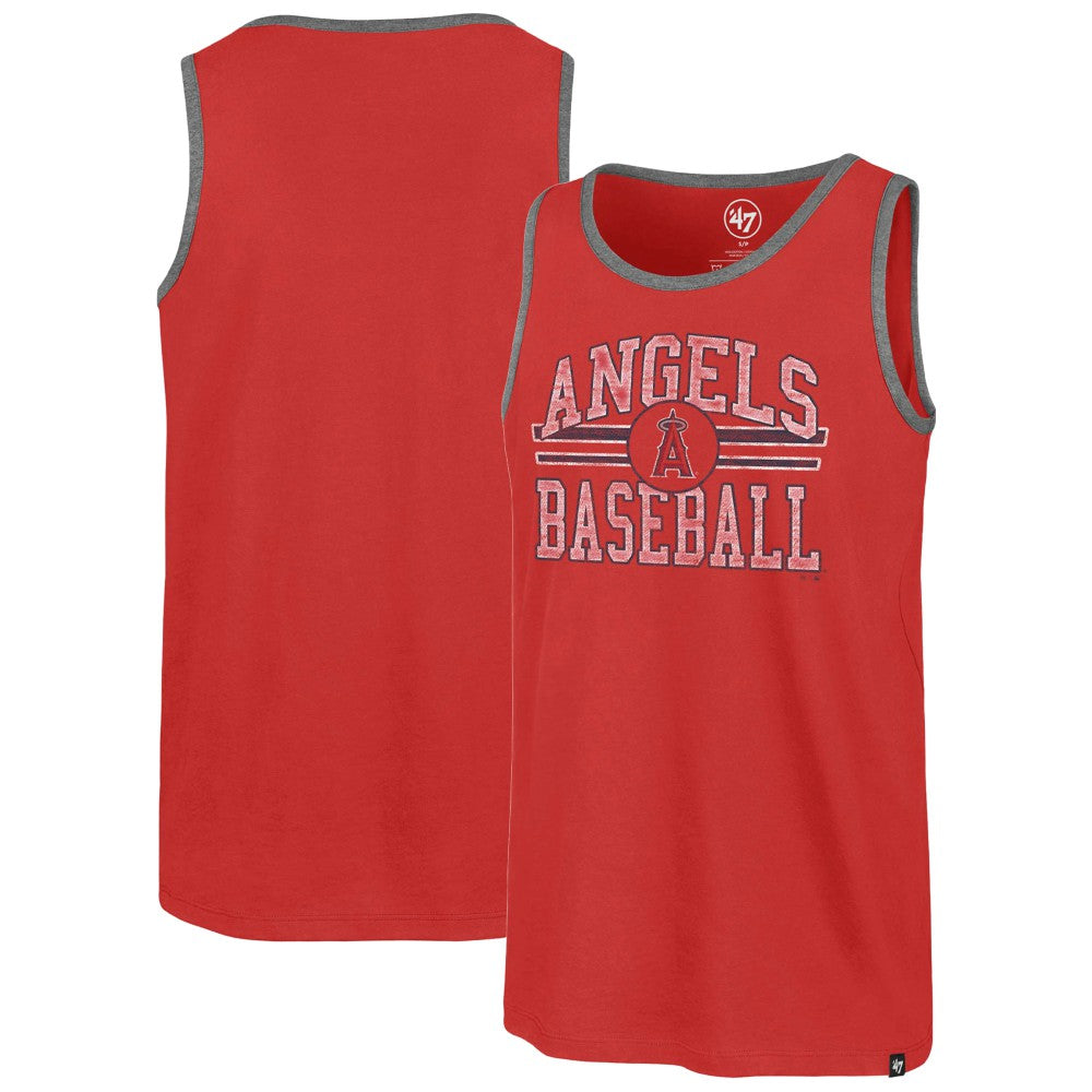 Red Los Angeles Angels '47 Winger Franklin Tank Top