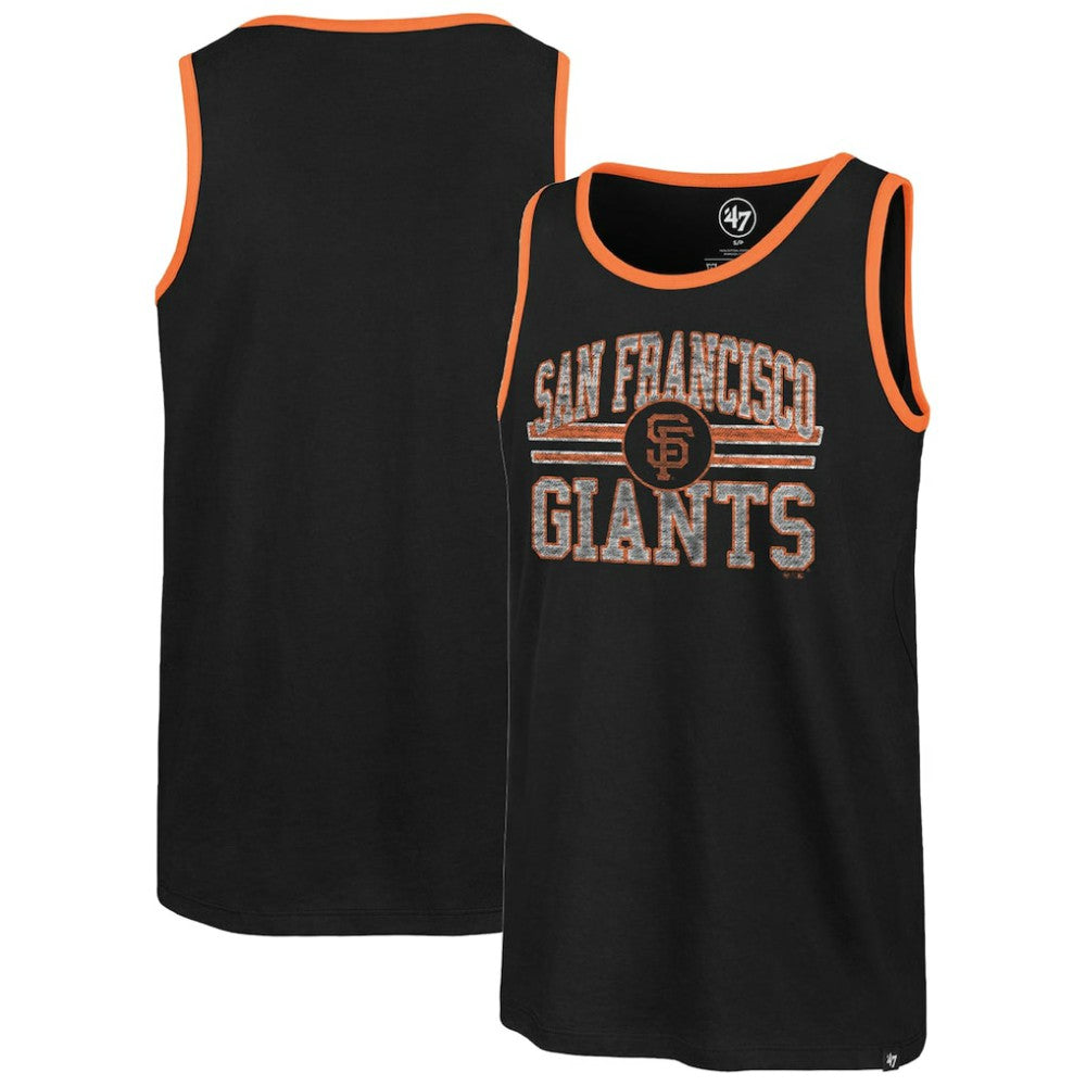 Black San Francisco Giants '47 Winger Franklin Tank Top