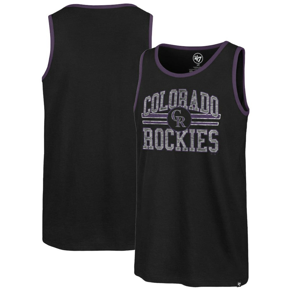 Black Colorado Rockies '47 Winger Franklin Tank Top