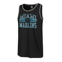 Black Miami Marlins '47 Winger Franklin Tank Top