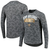 MSX by Michael Strahan Performance Camo Long Sleeve T-Shirt - New Orleans Saints T-shirts