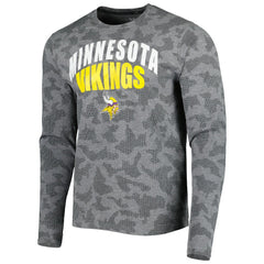 MSX by Michael Strahan Performance Camo Long Sleeve T-Shirt - Minnesota Vikings T-shirts