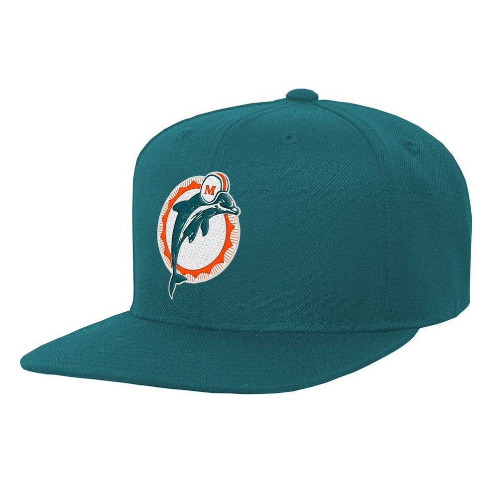 Youth Gridiron Classics Ground Snapback Hat - Miami Dolphins Hats