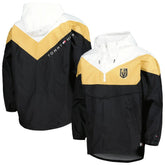 NHL Vegas Golden Knights Tommy Hilfiger Women's Staci Half-Zip Windbreaker Jacket