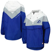 NHL Tampa Bay Lightning Tommy Hilfiger Women's Staci Half-Zip Windbreaker Jacket