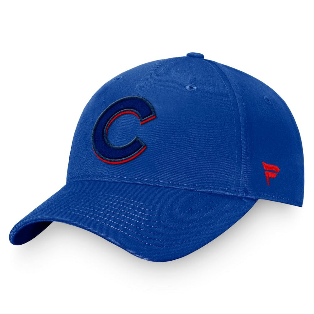 Royal Chicago Cubs Fanatics Fundamental Shadow Snapback Hat