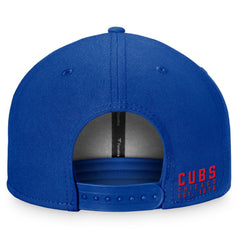 Royal Chicago Cubs Fanatics Fundamental Shadow Snapback Hat