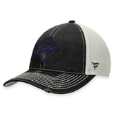 Black Colorado Rockies Fanatics Heritage Trucker Snapback Hat