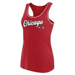 Fanatics Chicago Bulls Women's Wordmark Logo Racerback Tank Top sale
