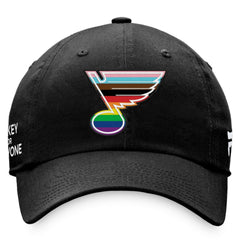 NHL St. Louis Blues Fanatics Team Logo Pride Adjustable Hat