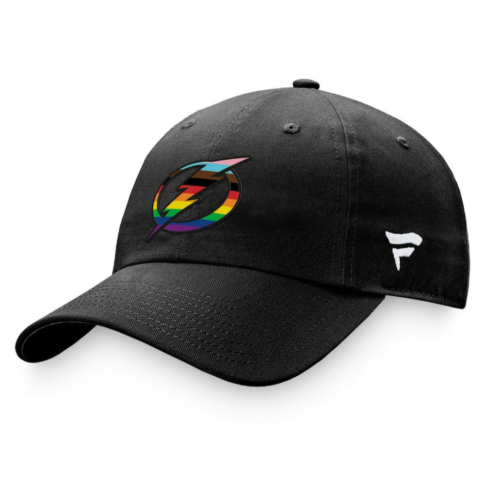 NHL Tampa Bay Lightning Fanatics Team Logo Pride Adjustable Hat