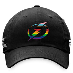 NHL Tampa Bay Lightning Fanatics Team Logo Pride Adjustable Hat
