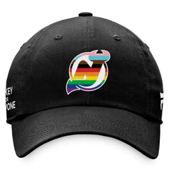 NHL New Jersey Devils Fanatics Team Logo Pride Adjustable Hat