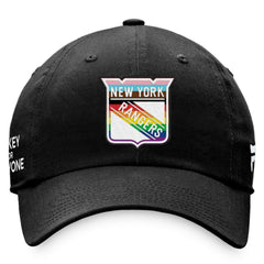 NHL New York Rangers Fanatics Team Logo Pride Adjustable Hat