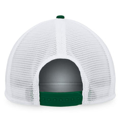 Green/White Athletics Majestic Foam Trucker Snapback Hat