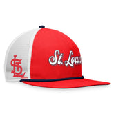 Red St. Louis Cardinals Fanatics Heritage Golfer Snapback Hat