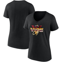 Fanatics Miami Heat Women's Hometown Collection Vice City V-Neck T-Shirt