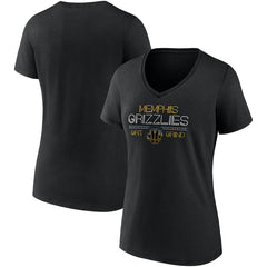 Fanatics Memphis Grizzlies Women's Hometown Collection Grit Grind V-Neck T-Shirt