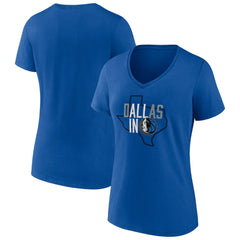 Fanatics Dallas Mavericks Women's Hometown Collection All In V-Neck T-Shirt sale