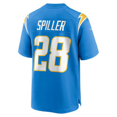 Isaiah Spiller Game Jersey - Los Angeles Chargers Jerseys