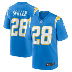Isaiah Spiller Game Jersey - Los Angeles Chargers Jerseys