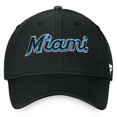 Black Miami Marlins Fanatics Core Flex Hat