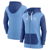 Light Blue Kansas City Royals Nike Women's Full-Zip Hoodie