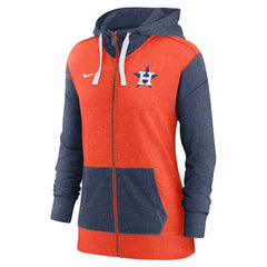 Orange Houston Astros Nike Women's Full-Zip Hoodie