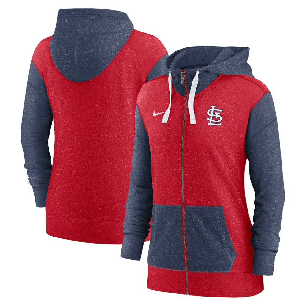 Red St. Louis Cardinals Nike Women's Full-Zip Hoodie