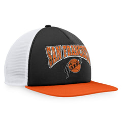 Black/Orange San Francisco Giants Fanatics Heritage Foam Front Trucker Snapback Hat