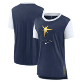 Navy Tampa Bay Rays Nike Women's Local Touch Fashion T-Shirt