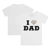 White Arizona Diamondbacks Tiny Turnip Youth I Love Dad T-Shirt