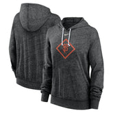Black San Francisco Giants Nike Women's Diamond Icon Gym Vintage Lightweight Hooded Top