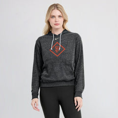 Black San Francisco Giants Nike Women's Diamond Icon Gym Vintage Lightweight Hooded Top