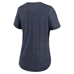Heather Navy Chicago White Sox Nike Women's Rewind Arch Mix Tri-Blend T-Shirt