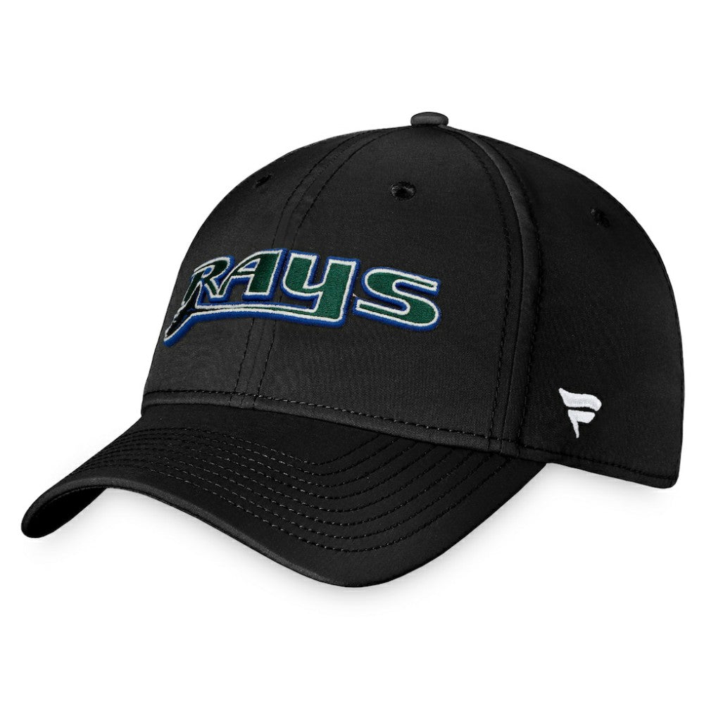 Black Tampa Bay Rays Fanatics Cooperstown Core Flex Hat